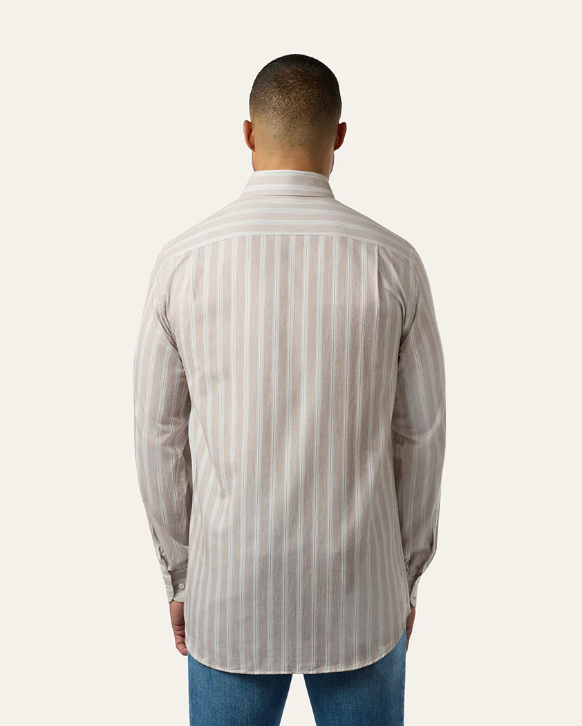 Awning Stripe Cotton-Silk Shirt - Image 5