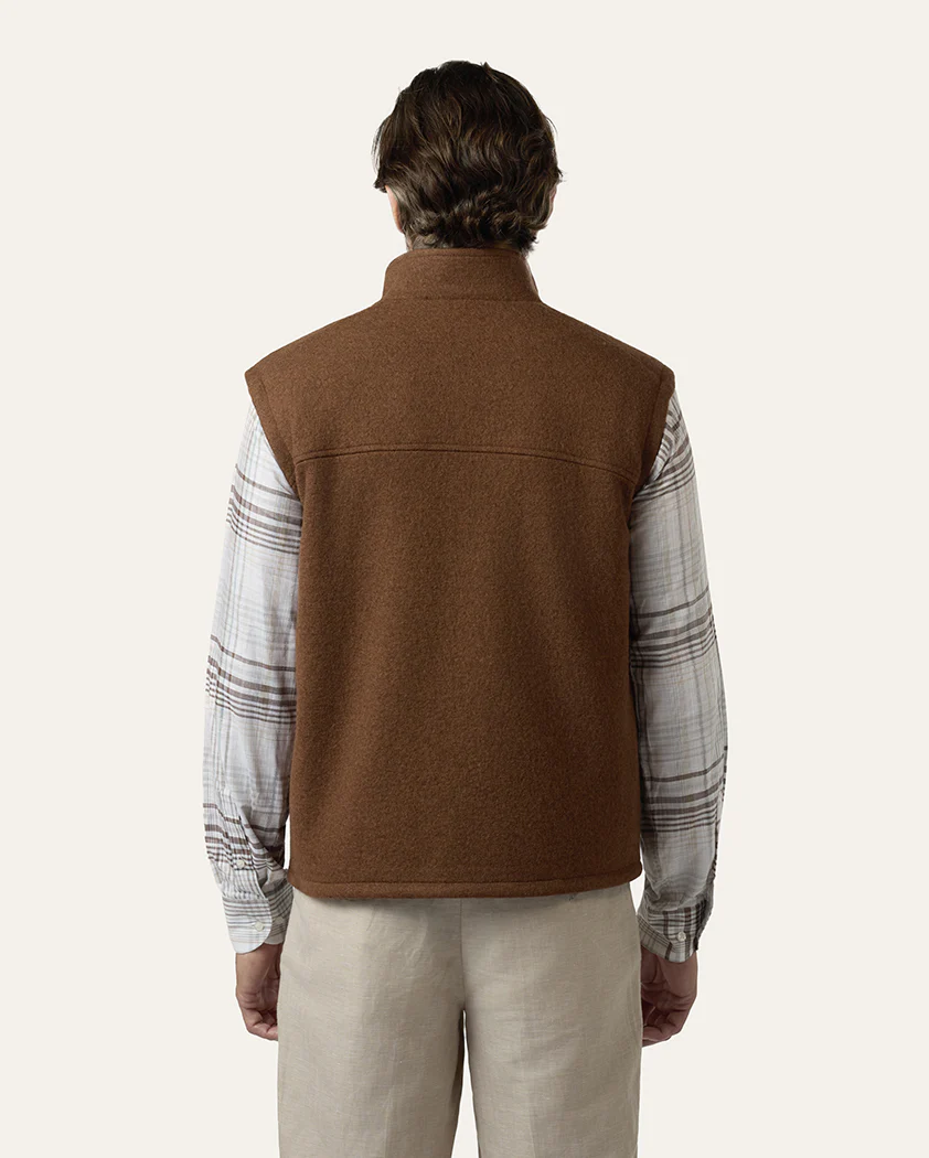 Boiled Wool Vest - Image 7