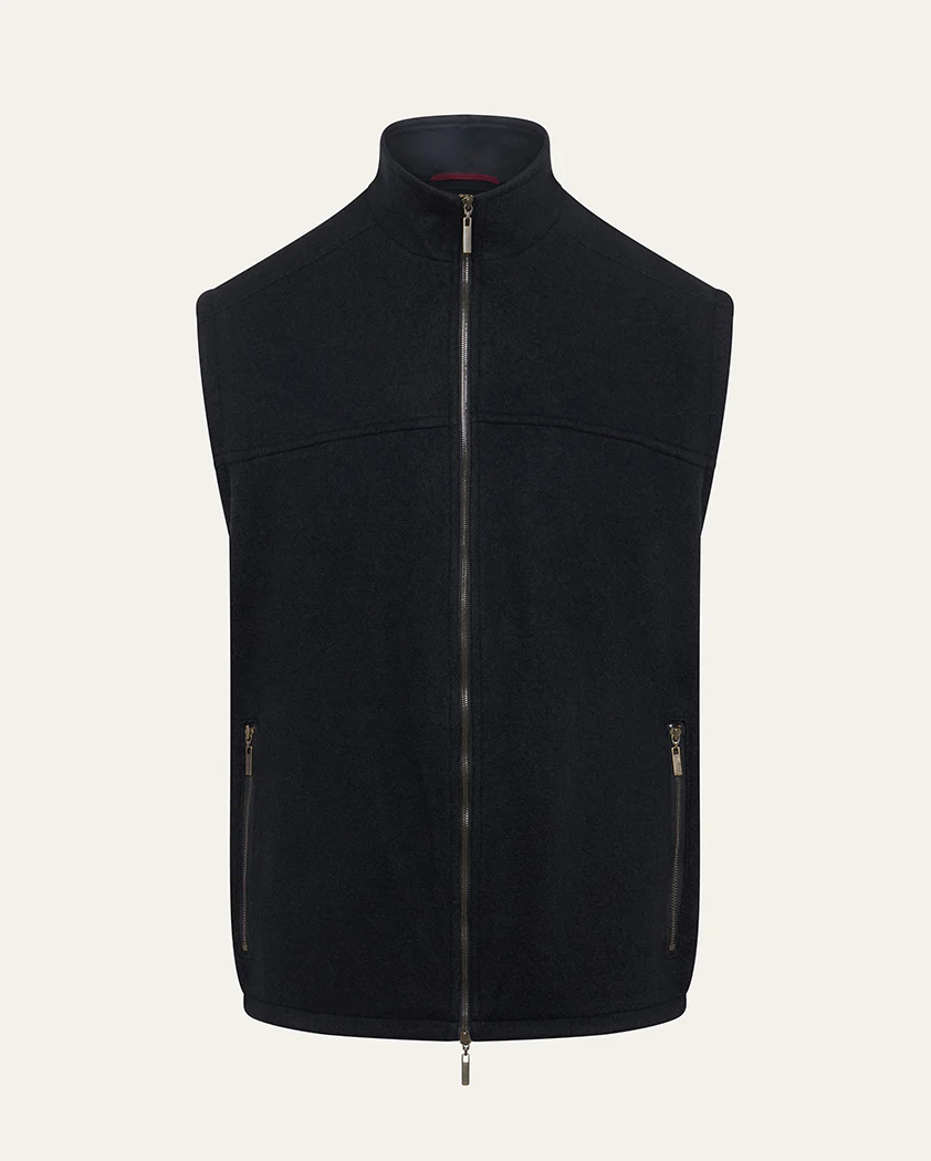 Boiled Wool Vest - Image 8