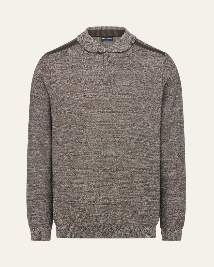 Chromatic Twist Jersey Knit Cotton Polo - Image 8