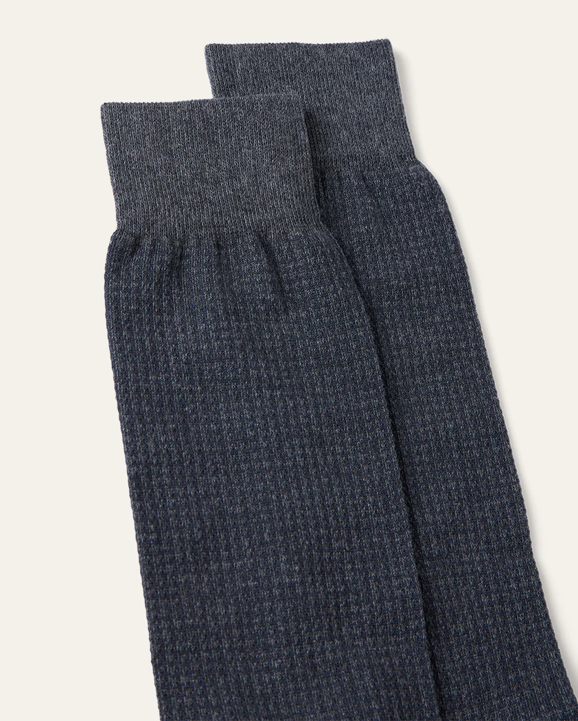 Classic Houndstooth Cotton Sock - Image 3