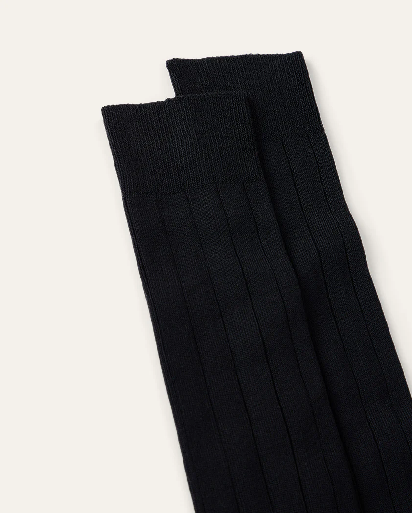 Classic Rib Cotton Sock - Image 4