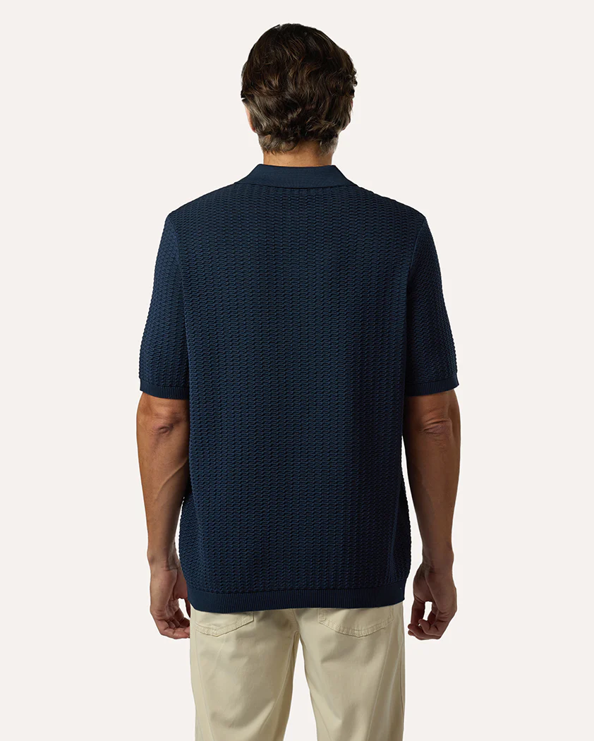 Cloqué Knit Cotton Polo - Image 6