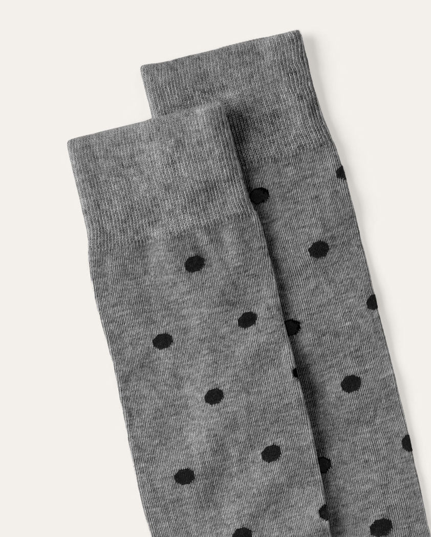 Classic Dotted Cotton Sock - Image 10