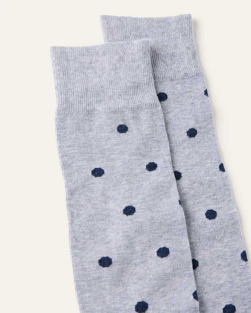Classic Dotted Cotton Sock - Image 3