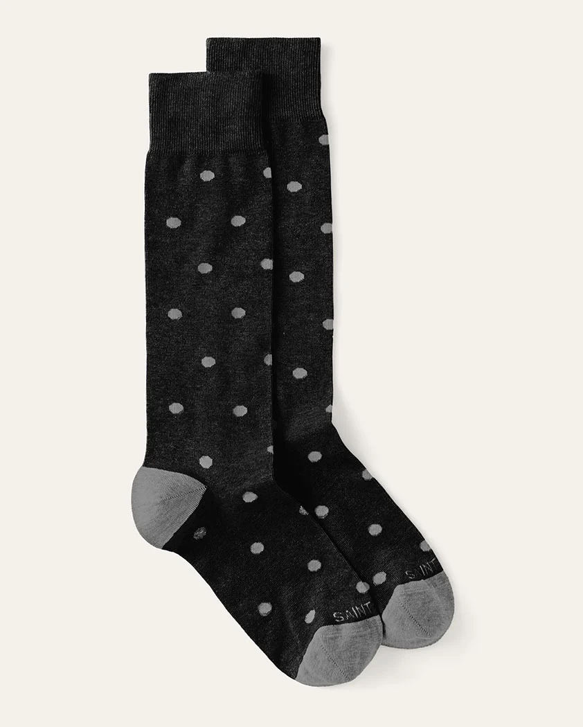 Classic Dotted Cotton Sock - Image 5