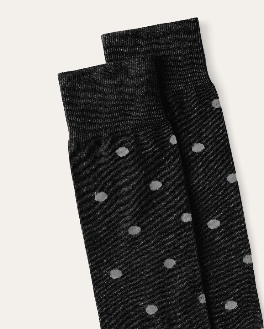 Classic Dotted Cotton Sock - Image 6