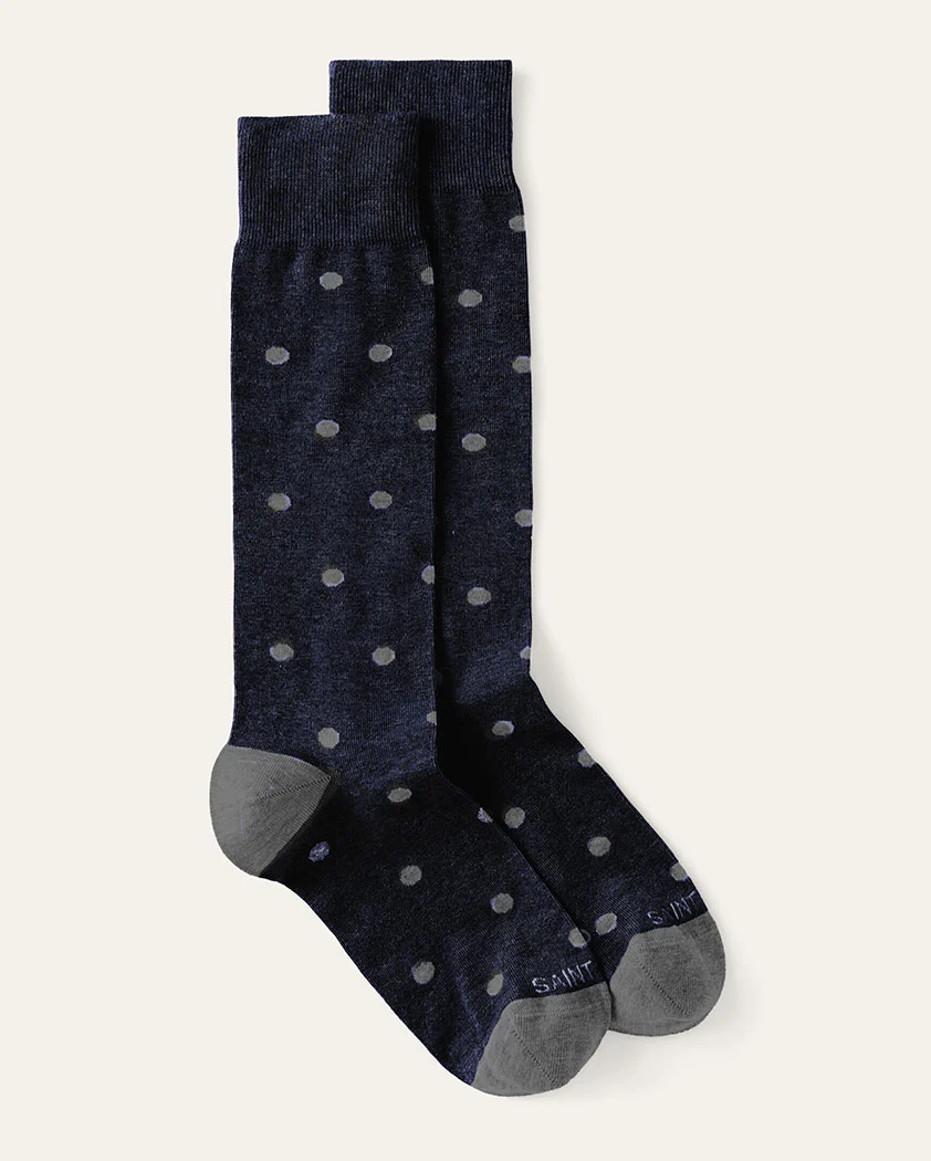 Classic Dotted Cotton Sock - Image 7