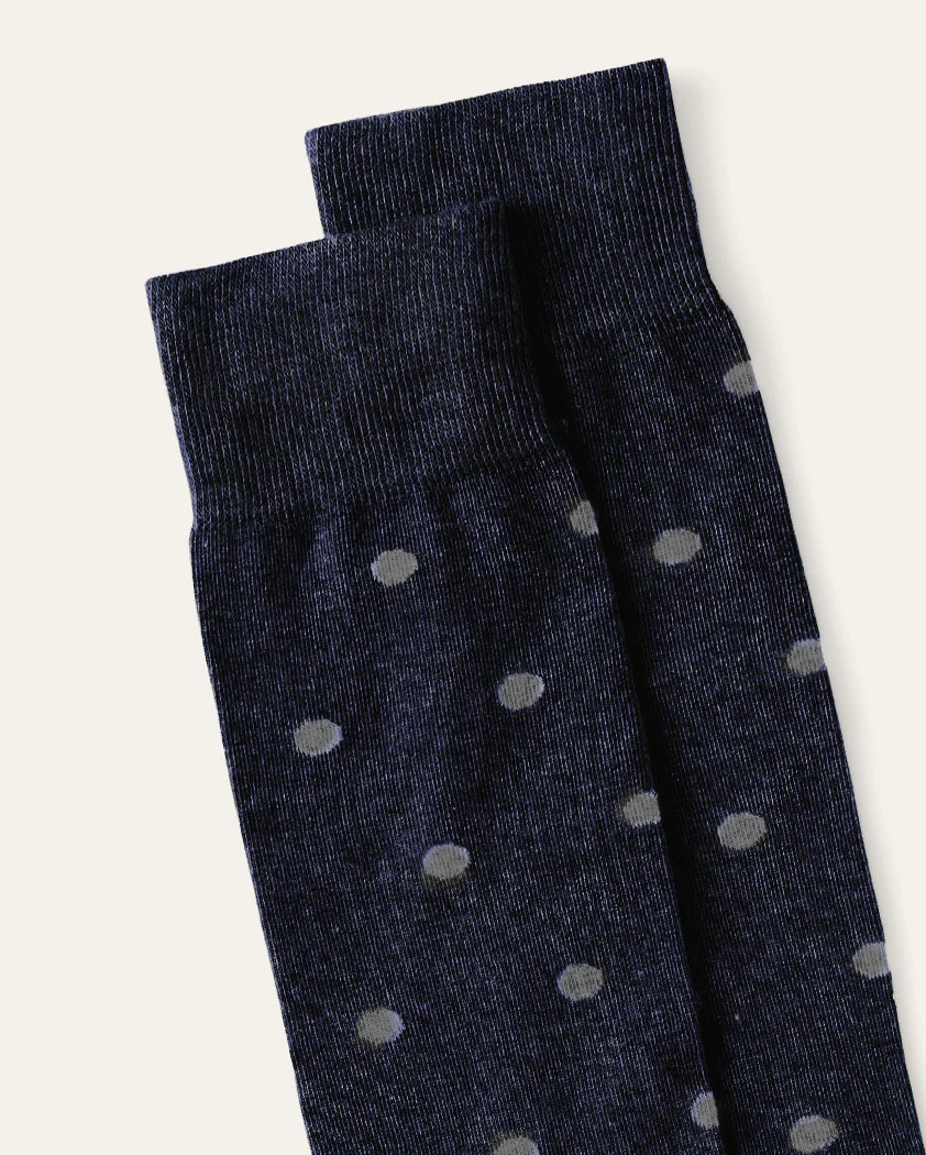 Classic Dotted Cotton Sock - Image 8