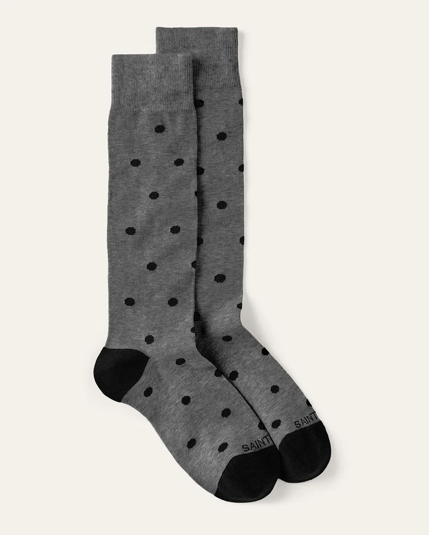Classic Dotted Cotton Sock - Image 9