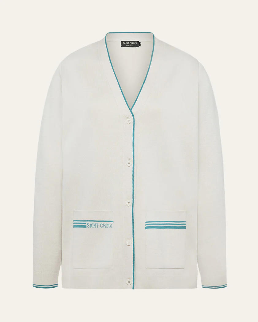 Double-Knit Button Performance Cotton Cardigan - Image 10