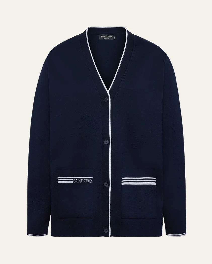 Double-Knit Button Performance Cotton Cardigan - Image 11