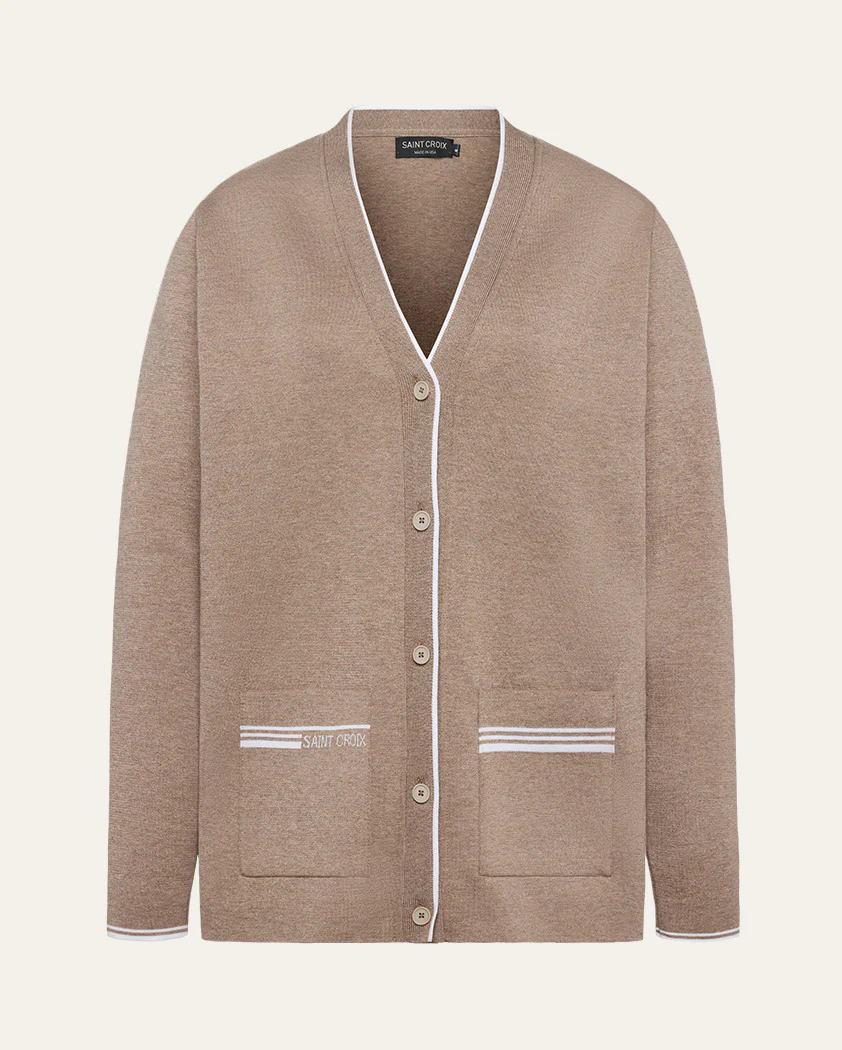 Double-Knit Button Performance Cotton Cardigan - Image 8