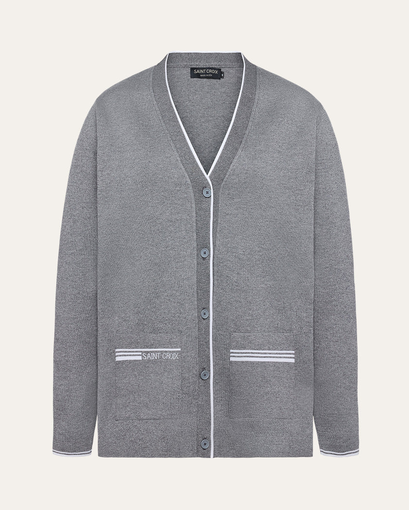 Double-Knit Button Performance Cotton Cardigan - Image 9