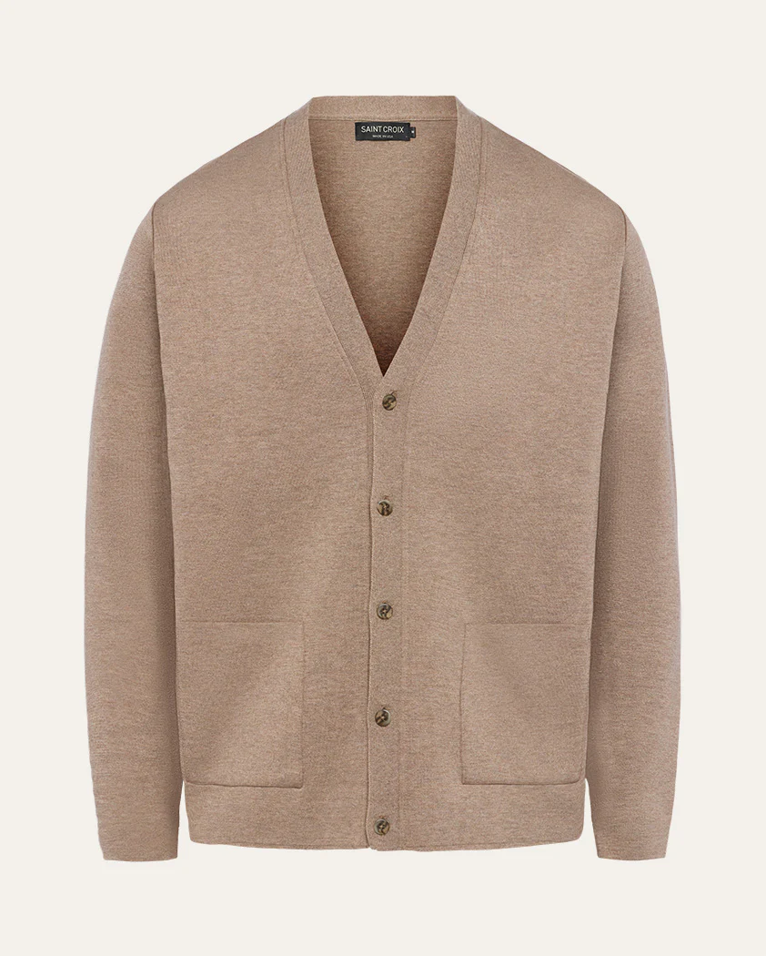 Double-Knit Cotton Cardigan - Image 4