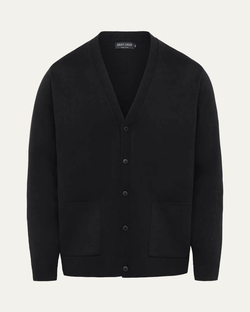 Double-Knit Cotton Cardigan - Image 5