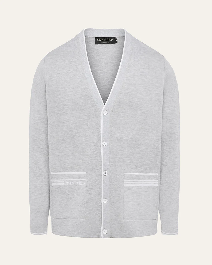 Double-Knit Performance Cotton Cardigan
