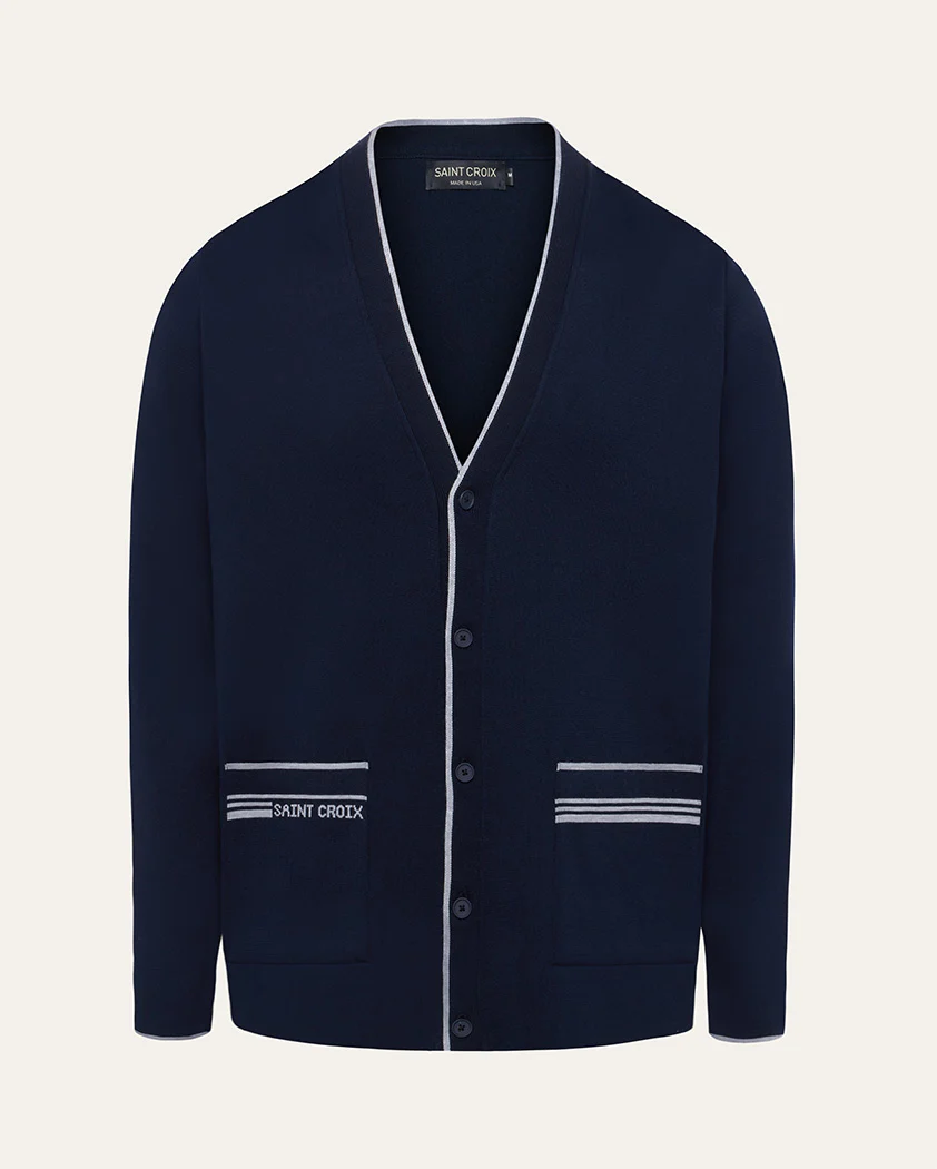 Double-Knit Performance Cotton Cardigan - Image 7