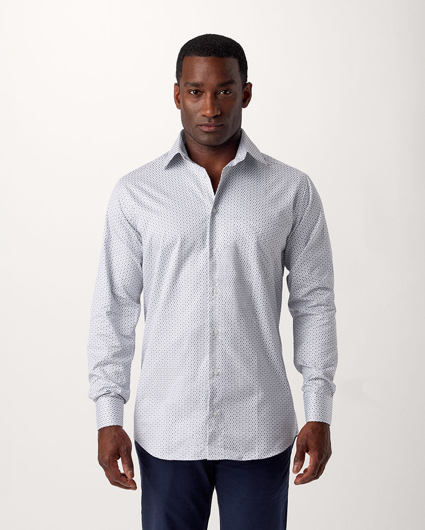 Double Sided Diamond Cotton Shirt - Image 3