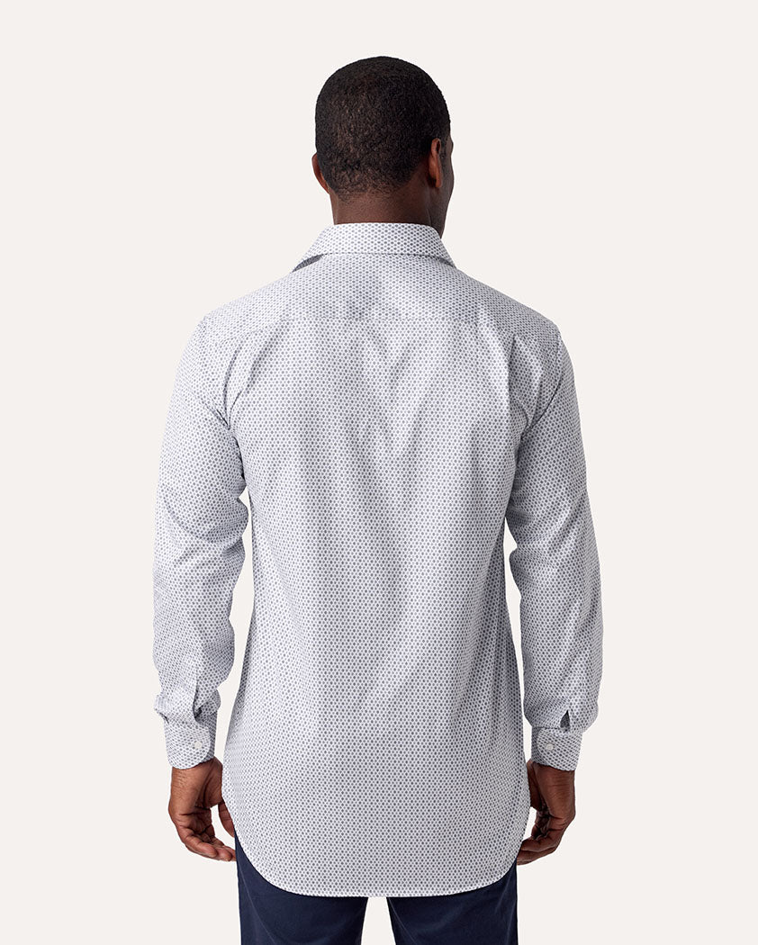 Double Sided Diamond Cotton Shirt - Image 5