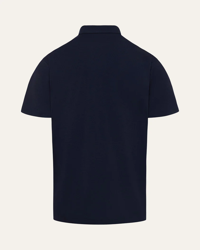 Fine Jersey Knit Performance Wool Polo - Image 8