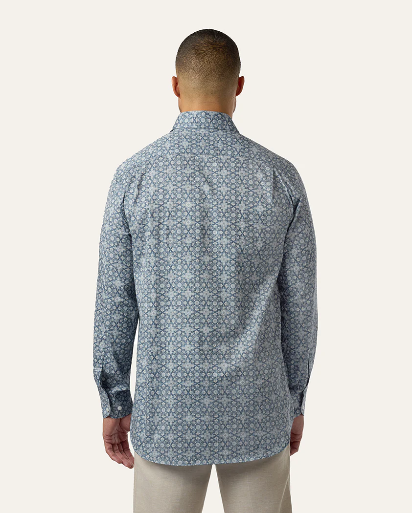 Floral Motif Cotton Shirt - Image 6