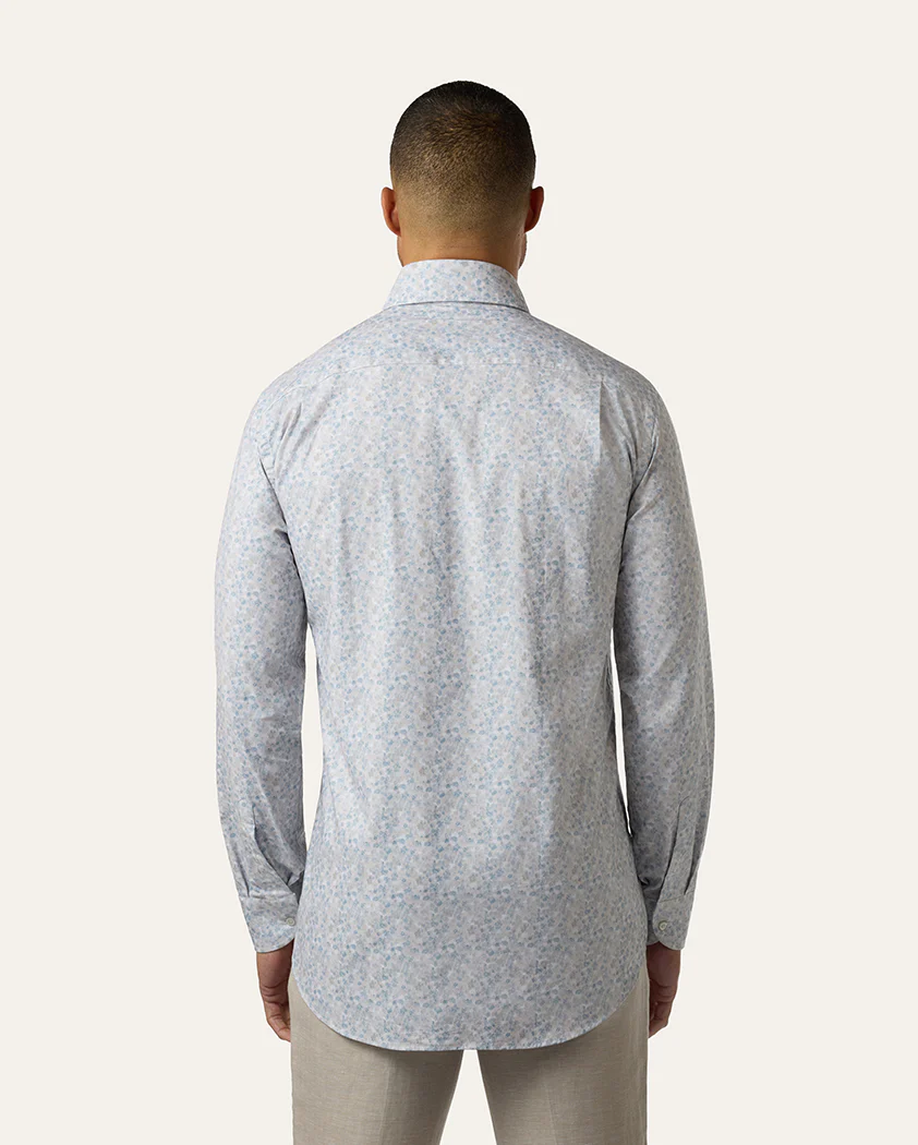 Floral Watercolor Cotton Shirt - Image 5