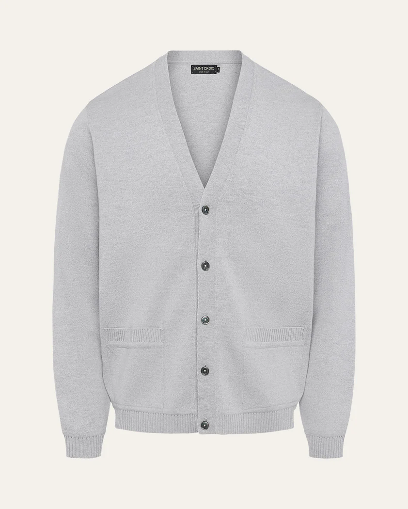Interlock Knit Wool Cardigan - Image 10