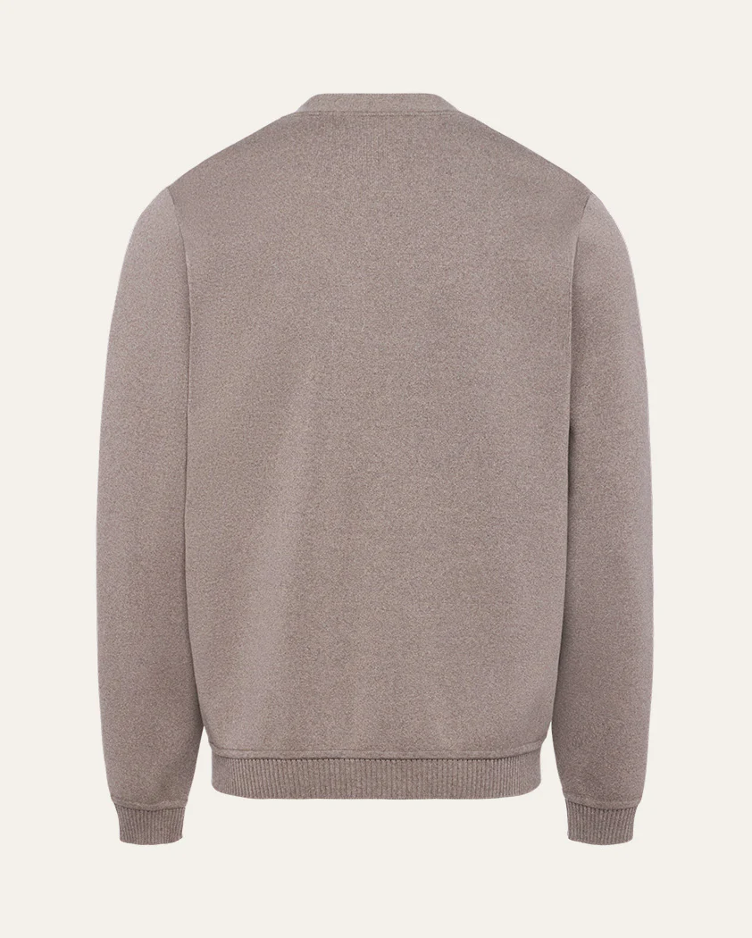 Interlock Knit Wool Cardigan - Image 2