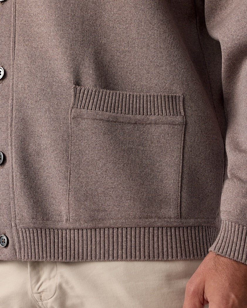 Interlock Knit Wool Cardigan - Image 6