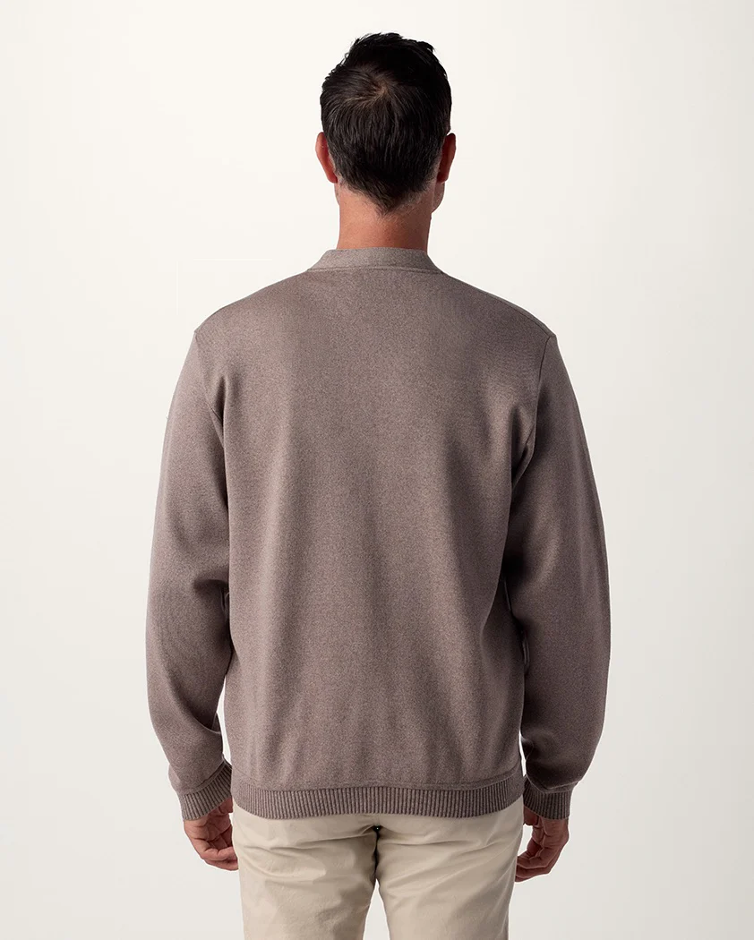 Interlock Knit Wool Cardigan - Image 7