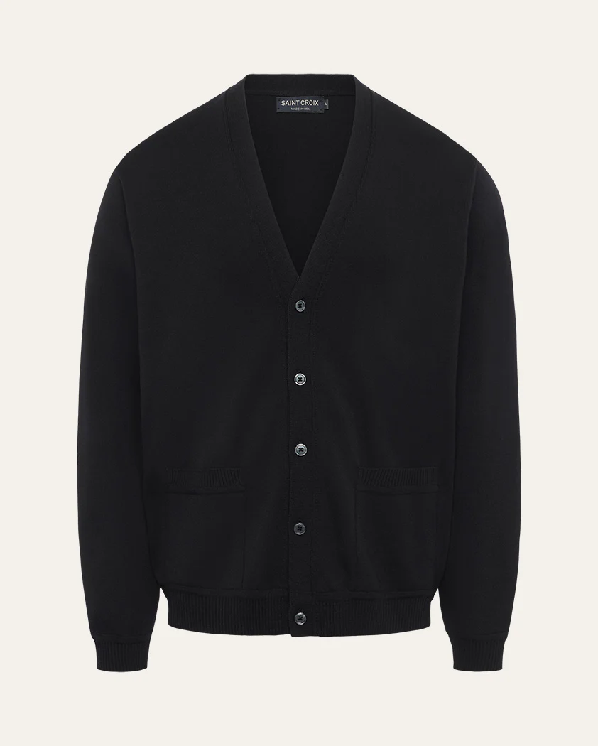 Interlock Knit Wool Cardigan - Image 9