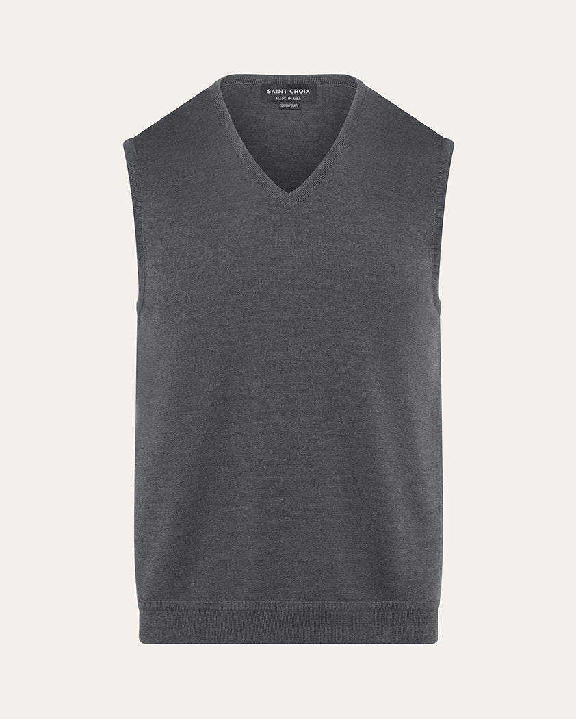 Interlock Wool Vest