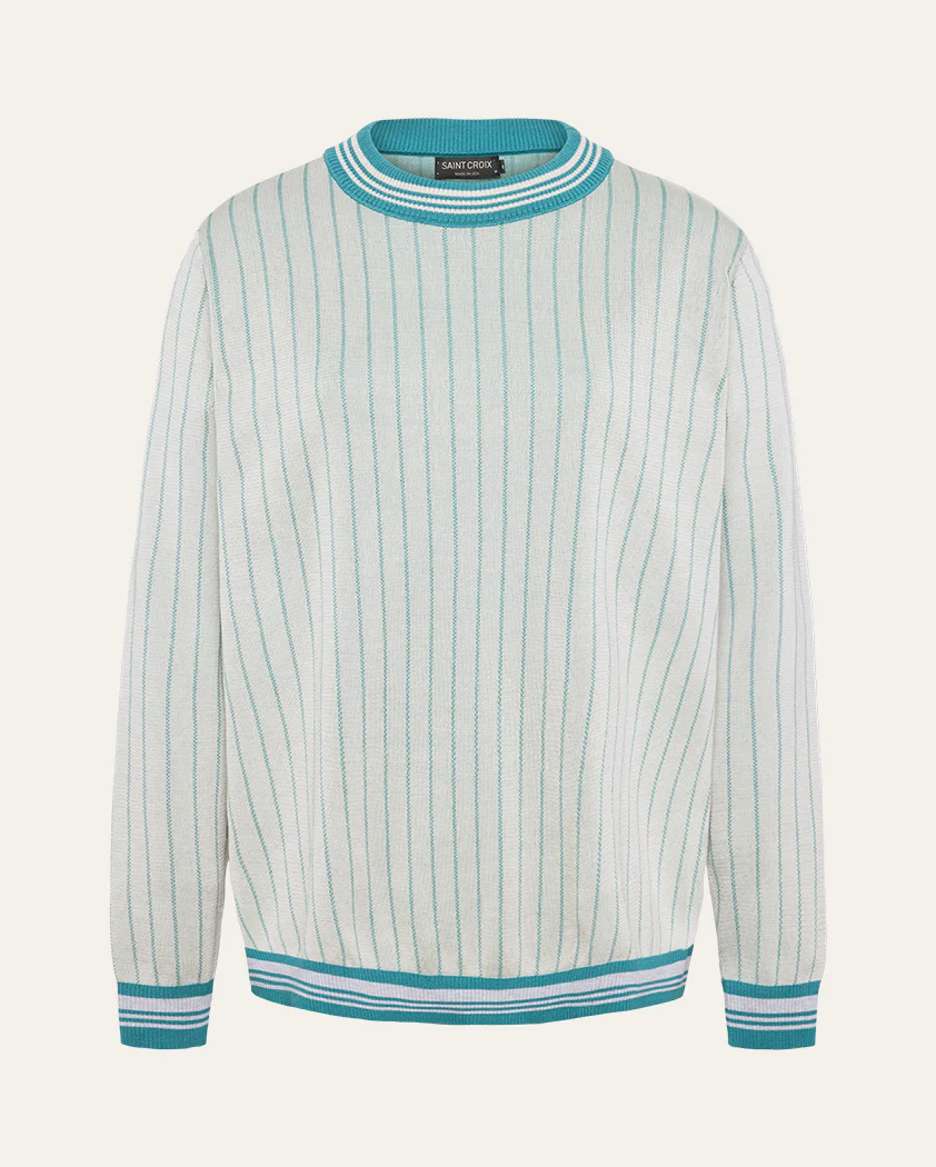 Jacquard Wool Crewneck Sweater - Image 11