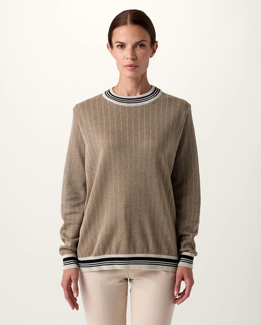 Jacquard Wool Crewneck Sweater - Image 3