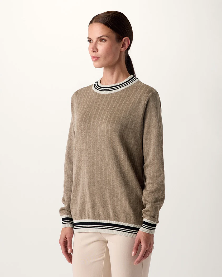 Jacquard Wool Crewneck Sweater - Image 4