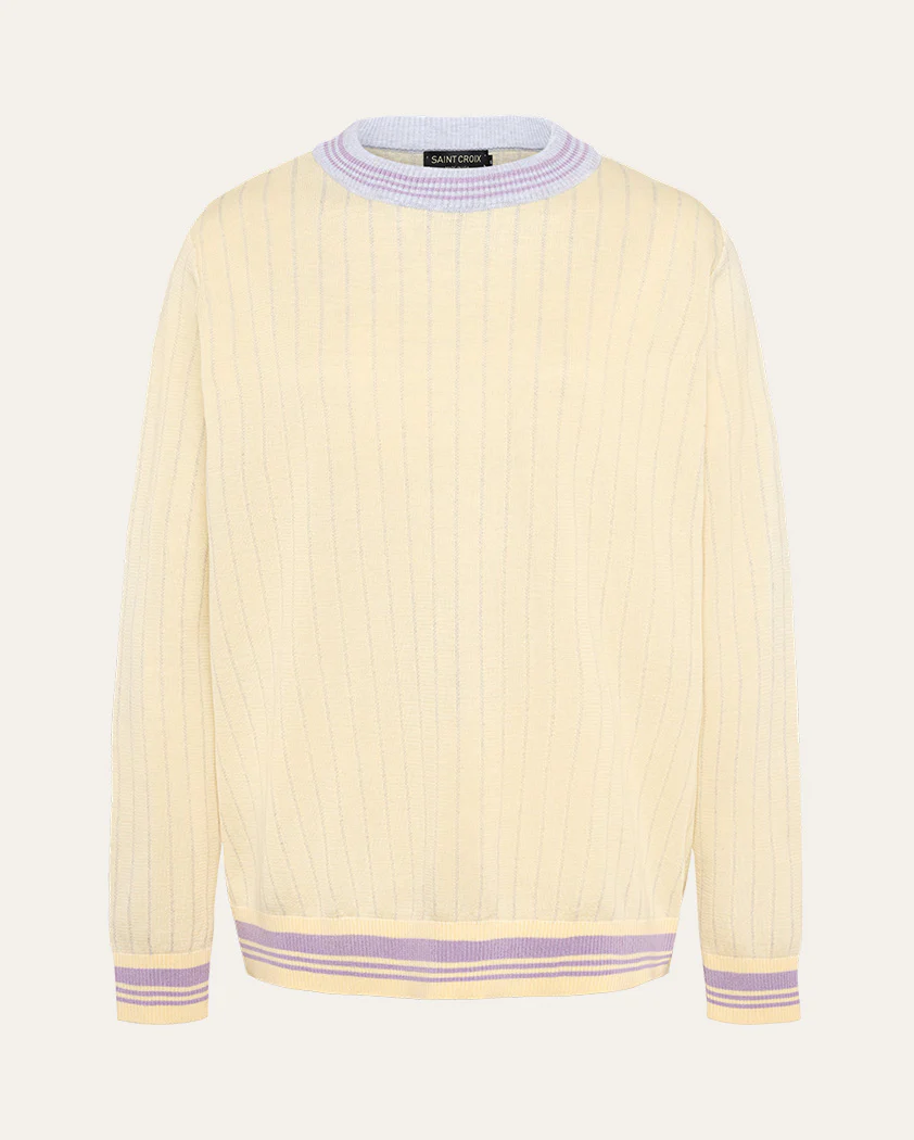Jacquard Wool Crewneck Sweater - Image 9