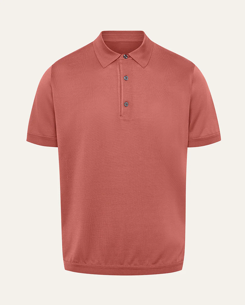 Jersey Knit Cotton Banded Polo - Image 12