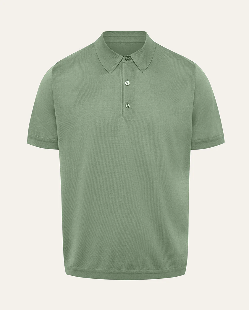 Jersey Knit Cotton Banded Polo - Image 13