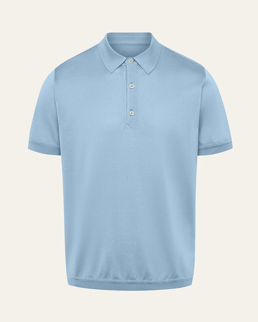 Jersey Knit Cotton Banded Polo - Image 14