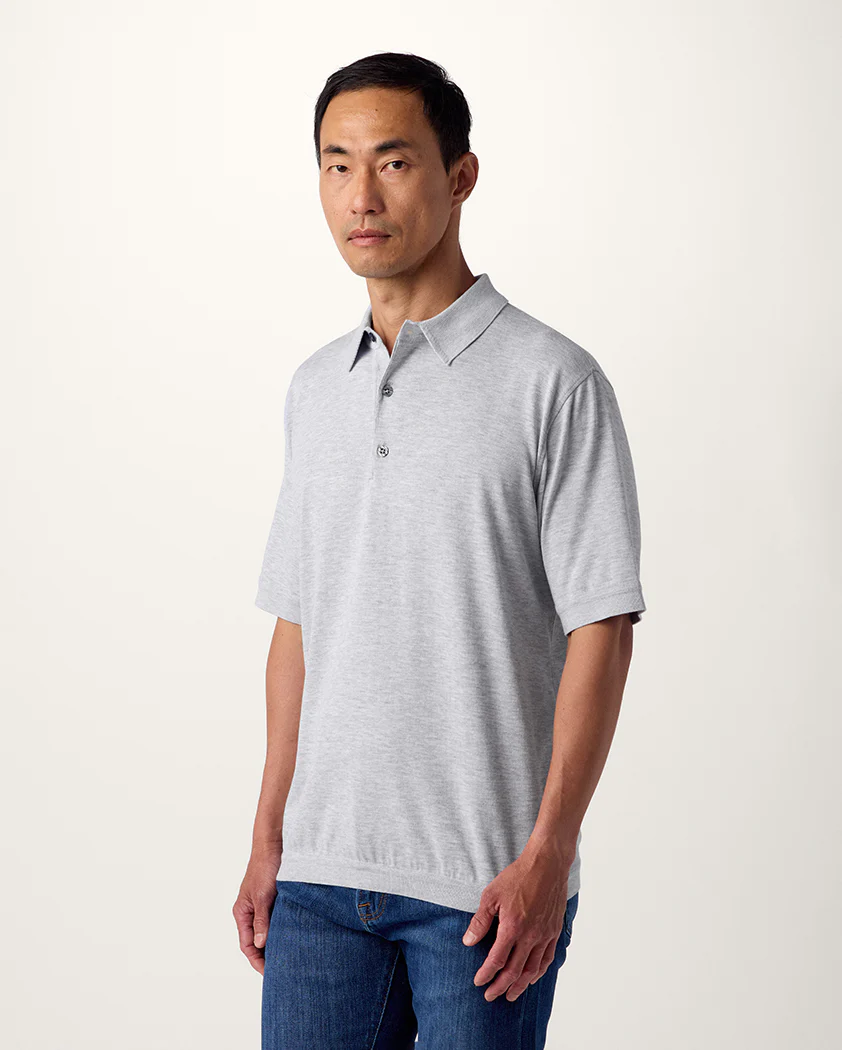 Jersey Knit Cotton Banded Polo - Image 4