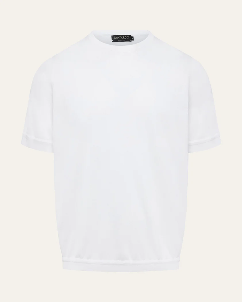 Jersey Knit Cotton Banded Tee - Image 11