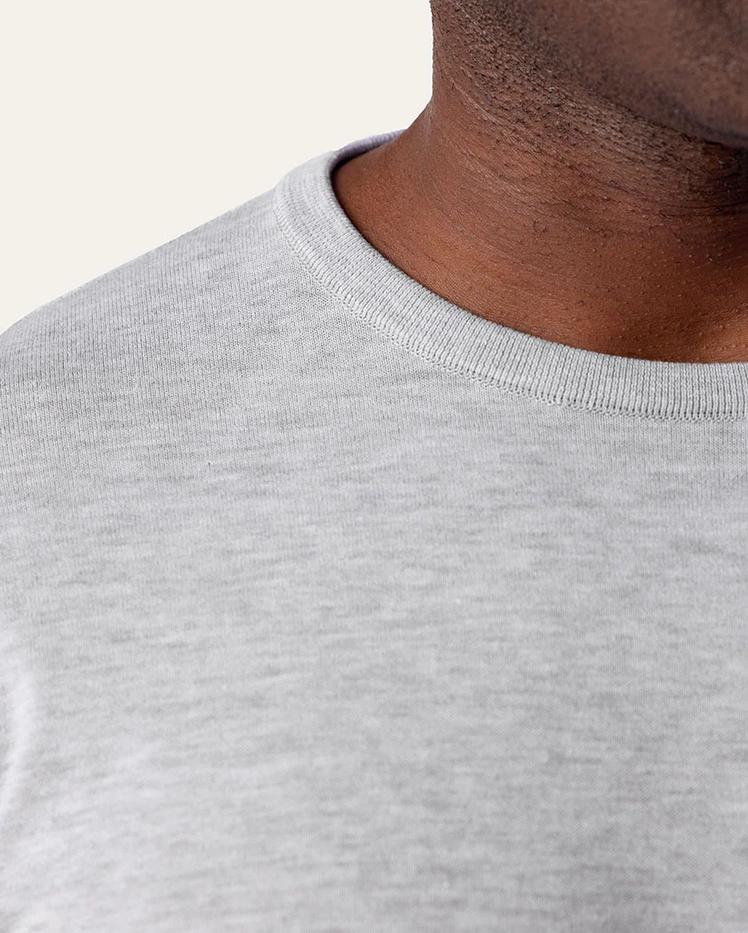 Jersey Knit Cotton Banded Tee - Image 5