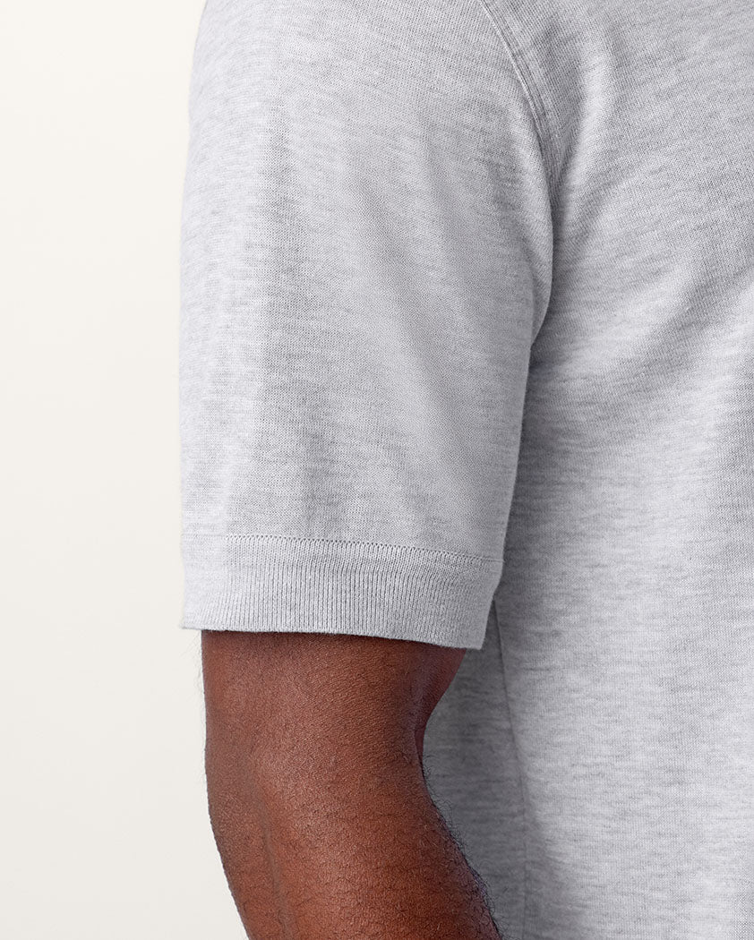 Jersey Knit Cotton Banded Tee - Image 6
