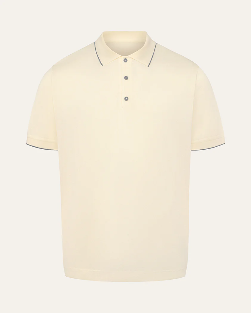 Jersey Knit Silk-Cotton Polo - Image 10