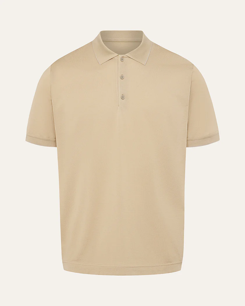 Jersey Knit Silk-Cotton Polo - Image 8