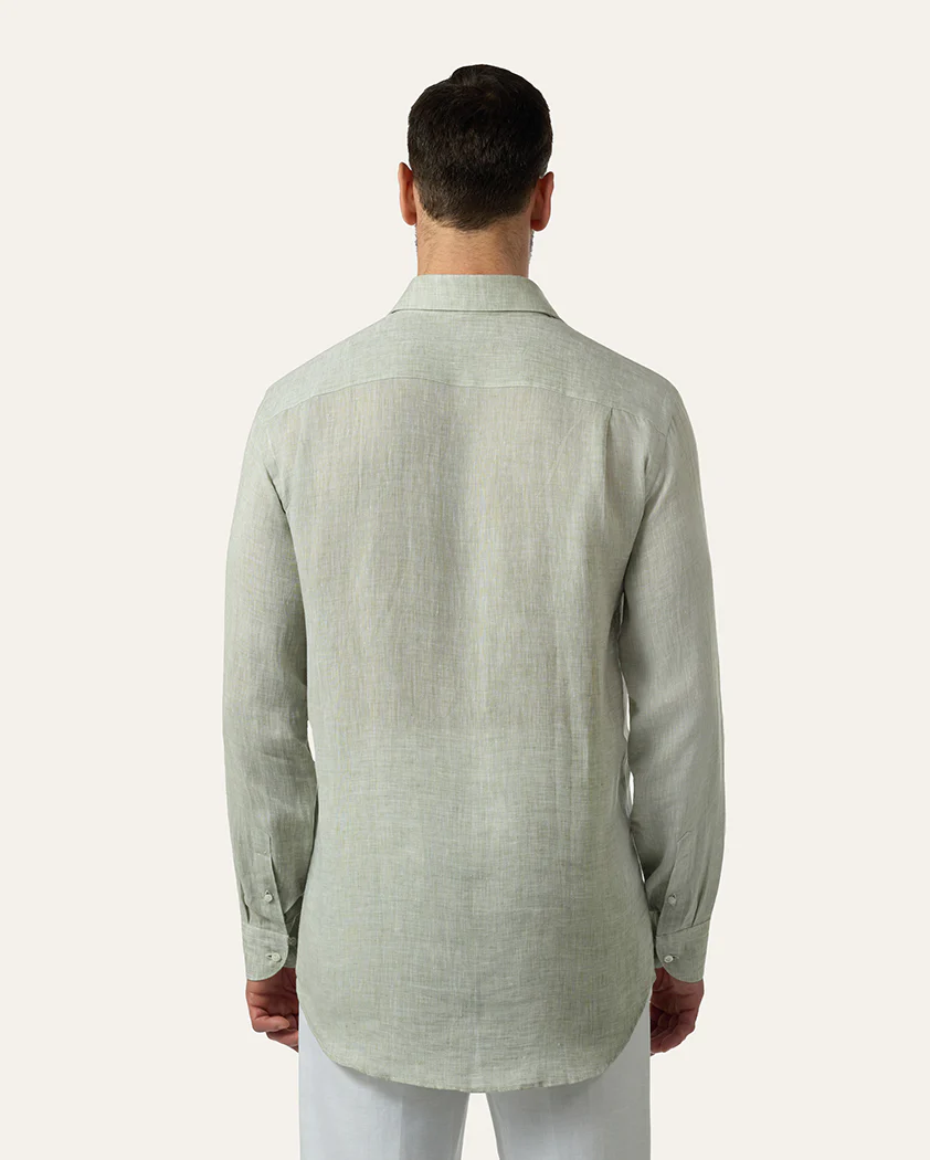 Mélange Linen Shirt - Image 5