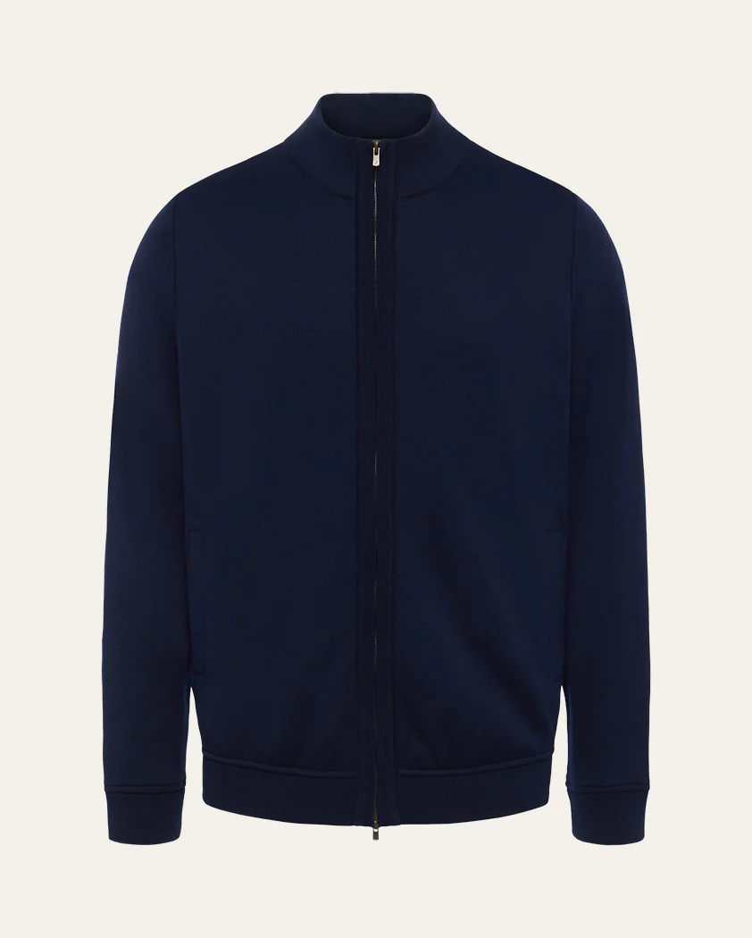 Milano Rib Cotton Full-Zip Cardigan