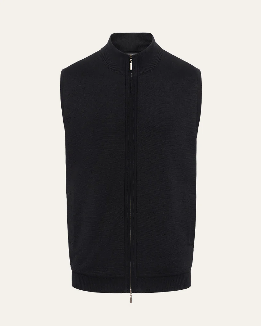 Milano Rib Cotton Vest - Image 8