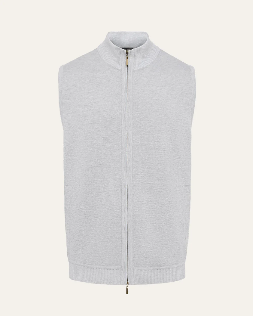 Milano Rib Cotton Vest - Image 9